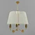 Classic 3-Arm Chandelier 3D model small image 1