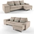 Cozy Rendezvous Sofa 3D model small image 1