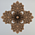  Floral Decor Rosette 3D model small image 1