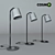 Elegant Enamel Table Lamp 3D model small image 2