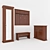 Firenze Hallway Furniture Set 3D model small image 1