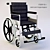 Comfort Plus FS809-b: Soft-Padded Wheelchair 3D model small image 1