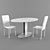 Minimalist Duo Furniture 3D model small image 1