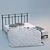 Dream Slumber: Russian-English Compatible Bed 3D model small image 1