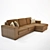 Alberta Manhattan Sofa: Stylish Modular Elegance 3D model small image 3