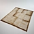 Luxury Leather Rug 3D model small image 1