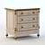 Debussy Bedside Table: Elegant and Practical 3D model small image 1
