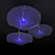 Medusa-inspired Jellyfish Chandelier 3D model small image 1