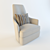 Cozy Pillow Armchair 3D model small image 1