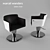 Elegant Mesh Salon Chair 3D model small image 1