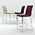 Modern Fabric Bar Chair with 3 Presets 3D model small image 1