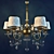 Crystal Elegance: Stunning Chandelier 3D model small image 1