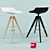 Sleek, Stylish Flow Stool 3D model small image 1