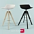 Sleek, Stylish Flow Stool 3D model small image 2