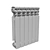 Aluminum Bimetal Radiator 3D model small image 1