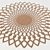 Circular Art Rug, Dimension: 180cm 3D model small image 2