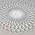Circular Art Rug, Dimension: 180cm 3D model small image 3