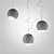 Vintage Trabant Pendant Light 3D model small image 1