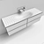 Elegant Burgbad Sink with Bandini Arya Mixer 3D model small image 3