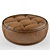 Elegant Round Ottoman 3D model small image 2