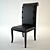 Modern Leather Chair with Studs 3D model small image 1