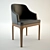 Elegant Leather Chair 3D model small image 1