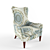 Elegant Nikko Chair: Sam Moore 3D model small image 1