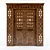 Elegant Georgian Door: Timeless Beauty 3D model small image 1