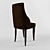 Italian Diva Luxury Side Chair 3D model small image 2