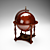 Vintage Globe Decor: Timeless Interior Accent 3D model small image 1