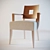 Elegant Seating Solution: Andreu World Chairs 3D model small image 3