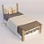 Miranda Nursery Bed - Customizable Size & Photo-Based Design 3D model small image 1