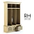 RH Shutter Locker+: Spacious and Secure Entry Storage 3D model small image 1