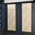 Wooden Bookcase with Portrait Wall 3D model small image 3