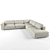 Modern Sectional Sofa 3D model small image 1