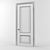 Elegant Faberge Glass Door 3D model small image 2