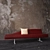 Elegant Modern Sofa 3D model small image 1
