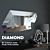 Timeless Elegance: Cattelan Italia DIAMOND 3D model small image 1