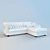 Neoclassic Sofa Set 3D model small image 2