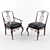 Elegant Classic Chairs 3D model small image 1