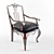 Elegant Classic Chairs 3D model small image 2