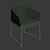 MORGANA Bridge Chair 3D model small image 3