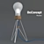 Contemporary Rocket Table Lamp 3D model small image 1