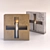 Bronze Marble CandlestiX 3D model small image 1