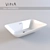 VitrA Geo 4425B003 Porcelain Sink 3D model small image 1