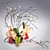 Orchid Harmony: Elegant Floral Arrangement 3D model small image 2