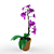 Exquisite Orchid Blossom 3D model small image 1