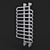 Sharm - Stylish Towel Warmer 3D model small image 1