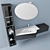 Sleek Italian Bathroom Furniture Kit 3D model small image 3