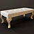 Felisa Wood Bench 3D model small image 1